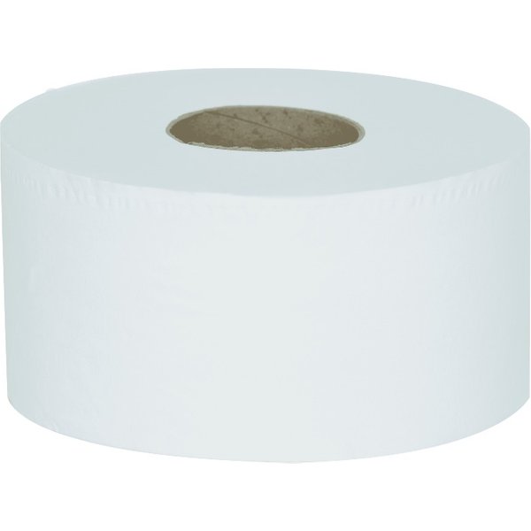 Mini Jumbo White 150m 2 Ply Recycled Toilet Tissue Roll (Case of 12)