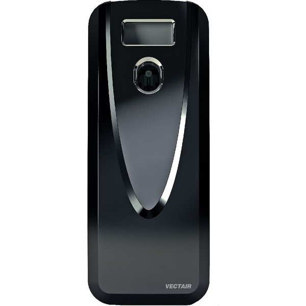 Airoma® MVP Air Freshener Dispenser- Black & Chrome