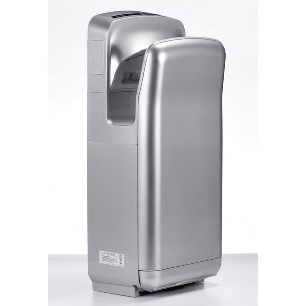 C21 Jet Blade Hands-in Warm Air Automatic Hand Dryer Silver - Low Energy Eco Friendly