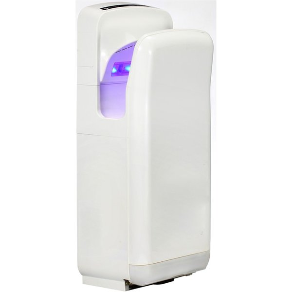 C21 Jet Blade Hands-in Warm Air Automatic Hand Dryer White - Low Energy Eco Friendly