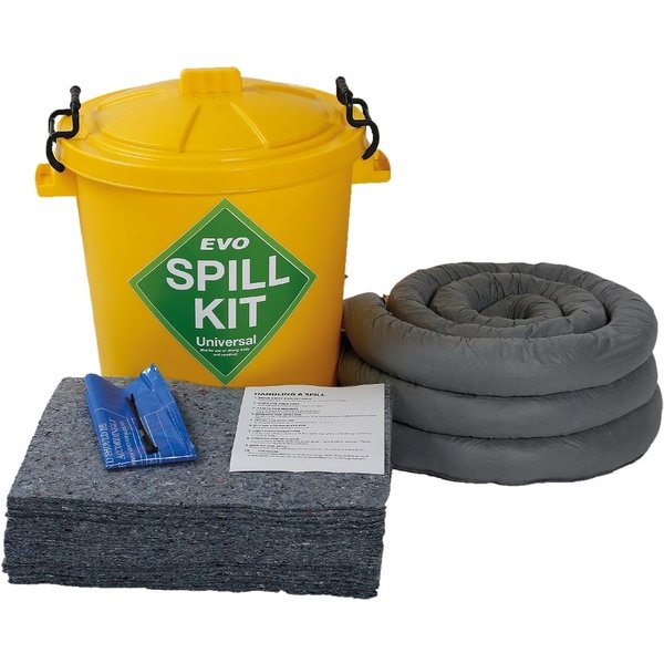 60 Litre EVO Recycled® Universal Spill Kit in Plastic Drum