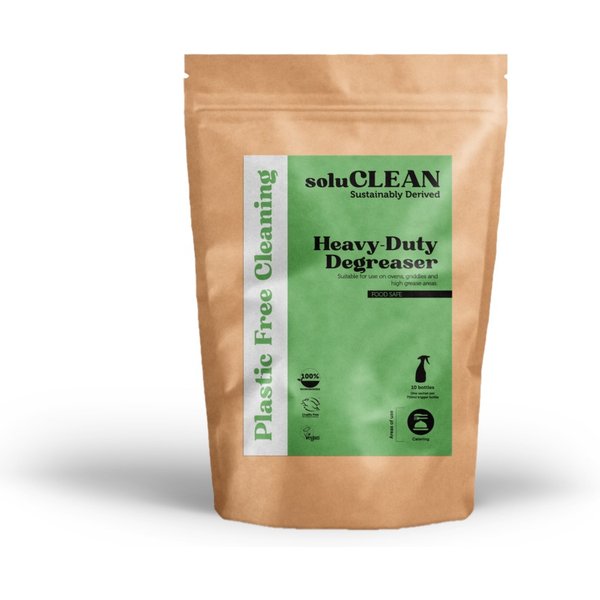 SoluCLEAN Zero Waste Heavy Duty Degreaser 10 Sachets = 7.5 Litres | Eco-Friendly Cleaning