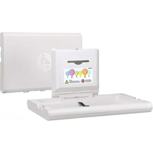 Mediclinics BabyMedi White Horizontal Baby Changing Station