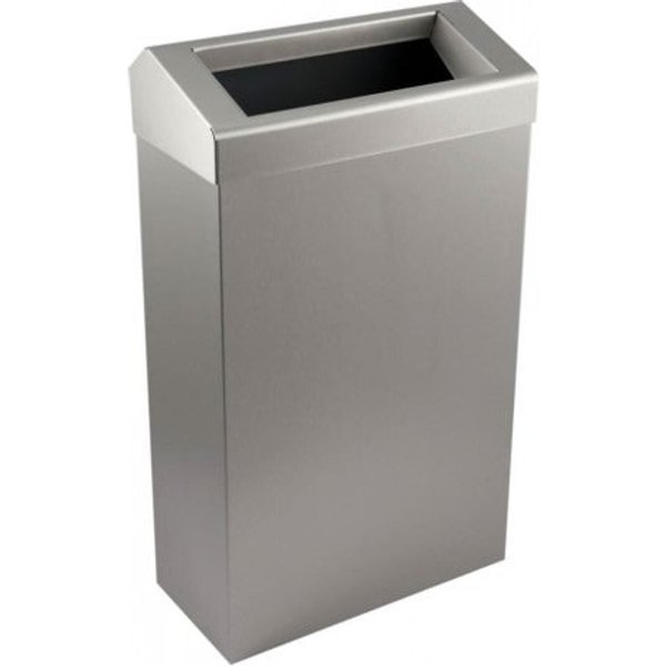 Synergise 30 Litre Wastebin in Brushed Steel | Standing / Wall Mounted