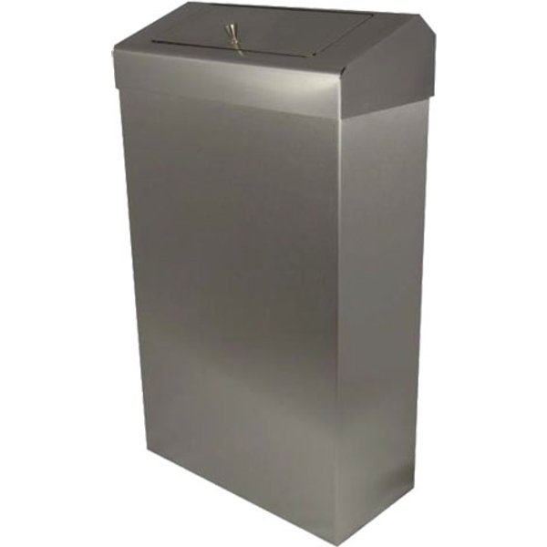 Synergise 30 Litre Slimline Sanitary Bin in Brushed
