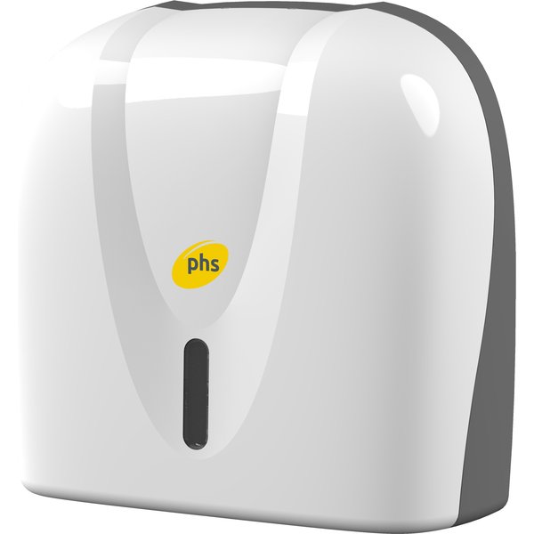 PHS Maxi Jumbo Toilet Tissue Roll Dispenser - White