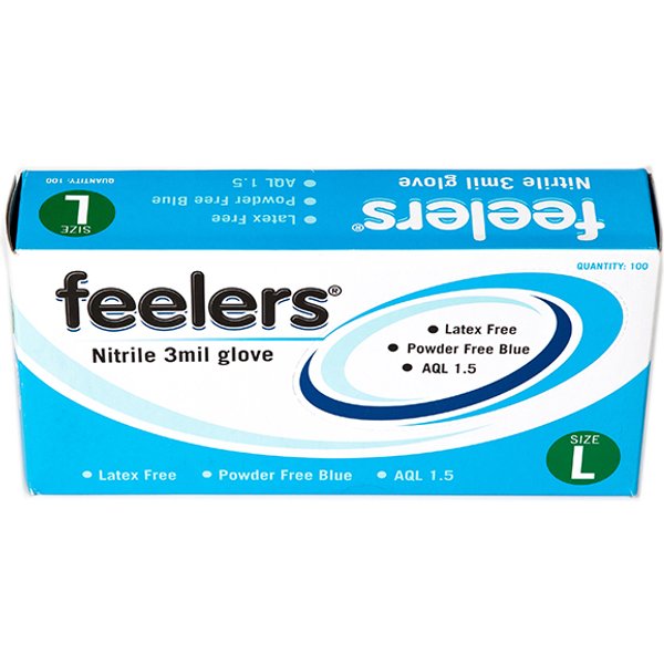 AURELIA Nitrile Small Powderfree Blue Gloves (Box of 100)