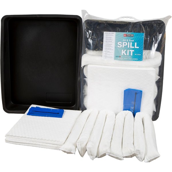 Fentex 40 LitreOil & Fuel Spill Kits with Flexi-tray Included