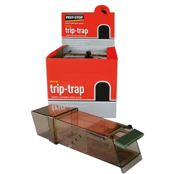 Pest-Stop Clear Plastic Trip-Trap Mouse Trap | Unboxed