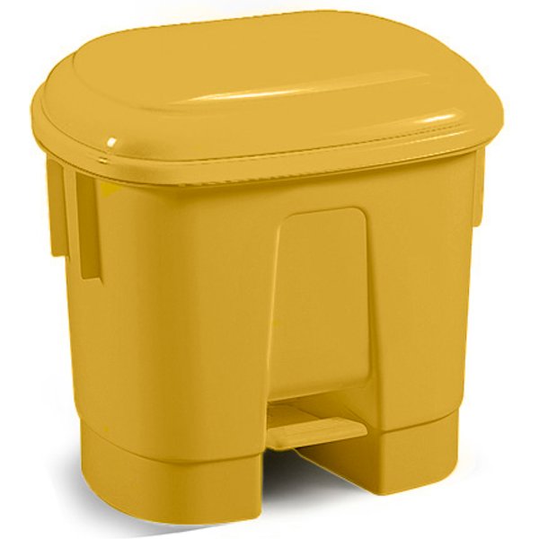 Trojan Durable 30 Litre SIRIUS Plastic Pedal Bin in Yellow