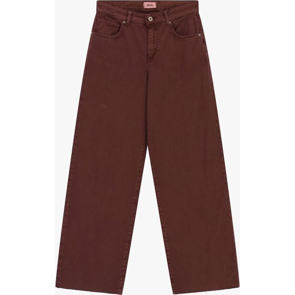 Jean Jambe Large Taille Haute Coupe Droite-image