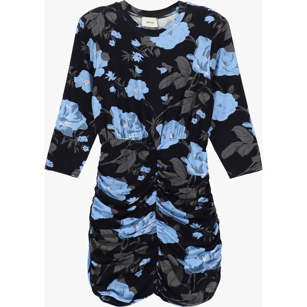 Robe Courte FroncéE Imprimé Fleuri-image