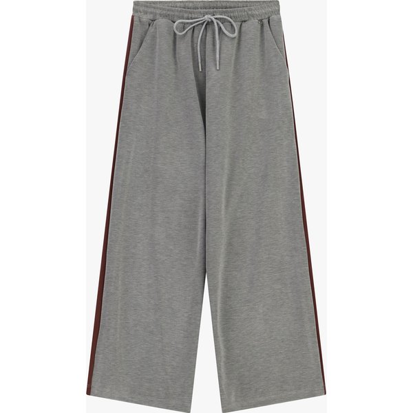 Pantalon Palazzo Taille Haute à Bandes LatéRales-image