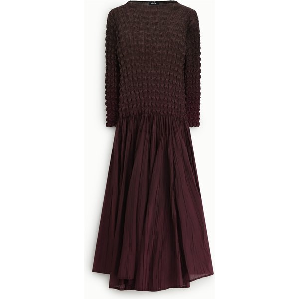 Robe Longue PlisséE à Manches Longues-image