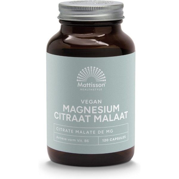 Magnesium Citraat Malaat (Mattisson) 120caps
