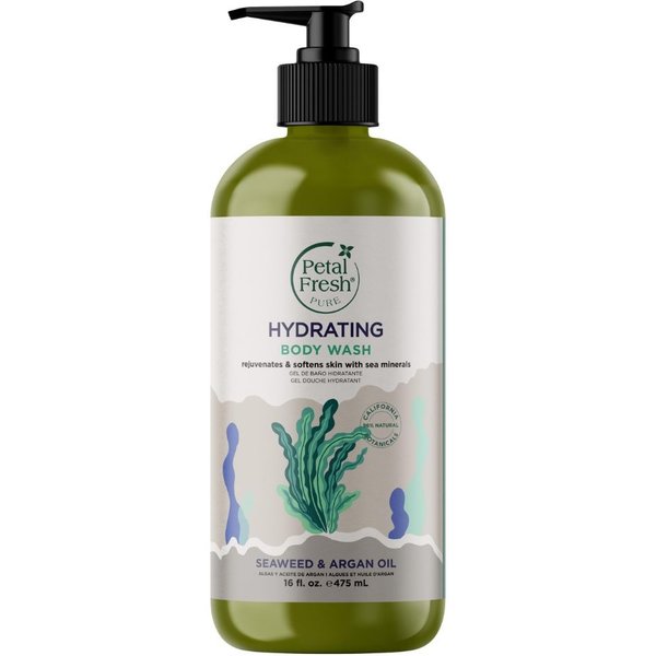 Hydrating Bath & Shower Gel Seaweed & Argan Oil (Petal Fresh) 475 ml