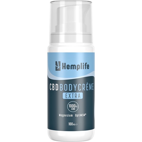 CBD + Magnesium Bodycrème Extra 1000 mg (Hemplife) 100 ml