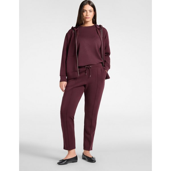 Elena Mirò - Joggers In Scuba Misto Modal Donna, Bordeaux Taglia: S (44 It)-image