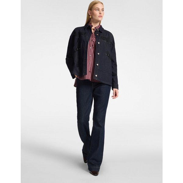 Elena Mirò - Jeans Flare "Florence" Donna, Blu Taglia: 42-image