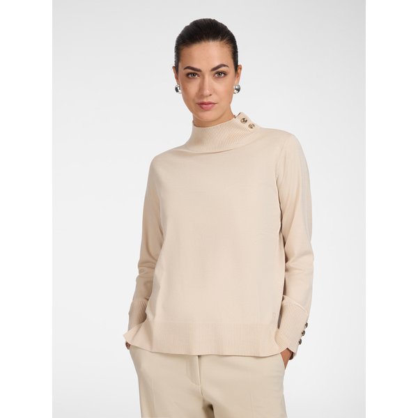 Elena Mirò - Maglia In Viscosa Con Bottoni Donna, Taglia: M (46-48 It)-image