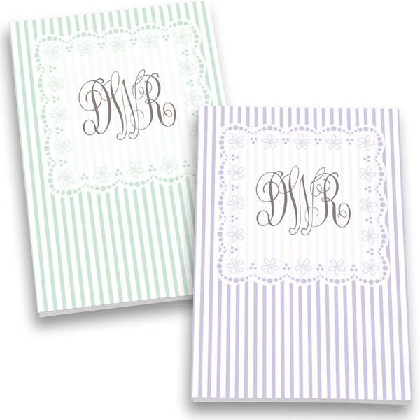Quilted Monogram Personalized Journal Set-image