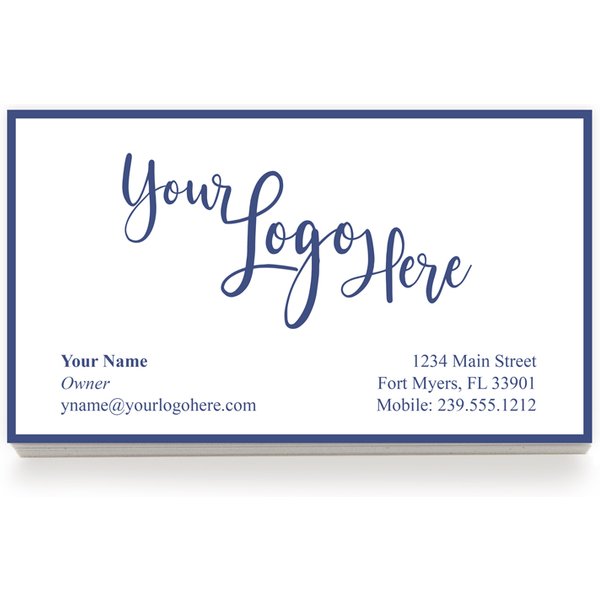 Your Logo Custom Business Card - Raised Ink-image