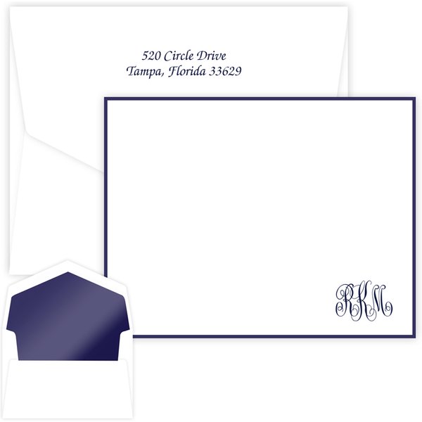 Provincial Monogram Card - Raised Ink-image