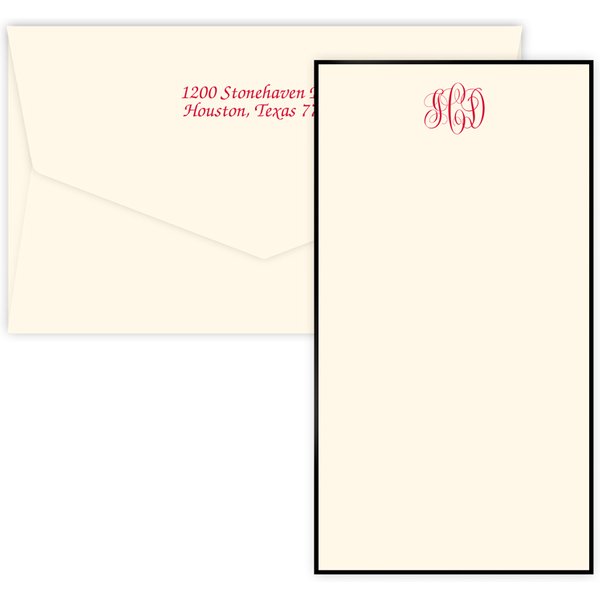 Classic Monogram Chesapeake Card - Raised Ink-image