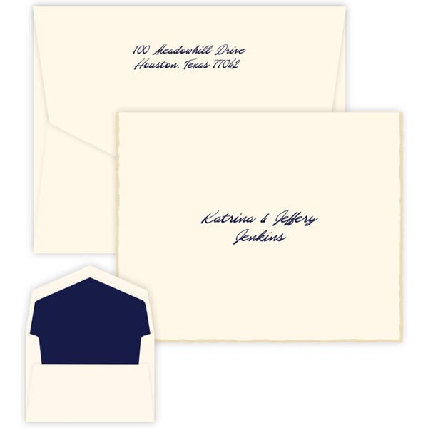 Juniper Note - Raised Ink