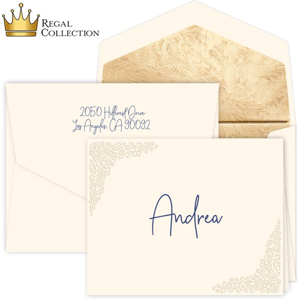 Regal Collection - Vignette Note - Raised Ink-image