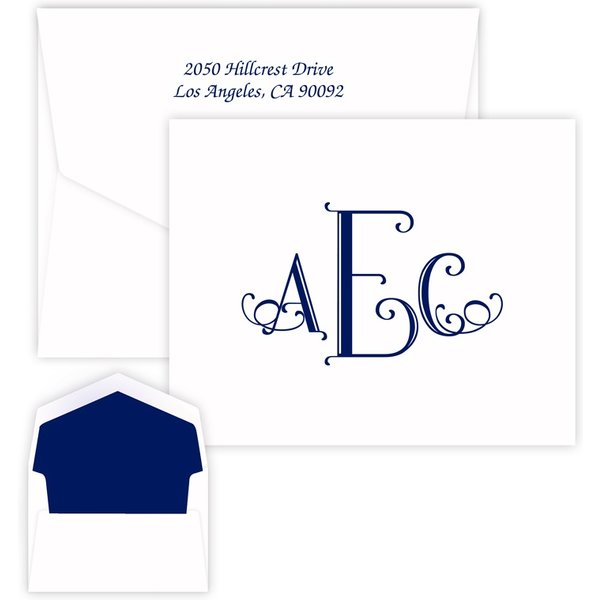 Cervelli Monogram Note - Raised Ink-image