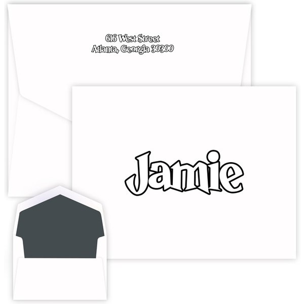 Color Me Oversized Note - Raised Ink-image