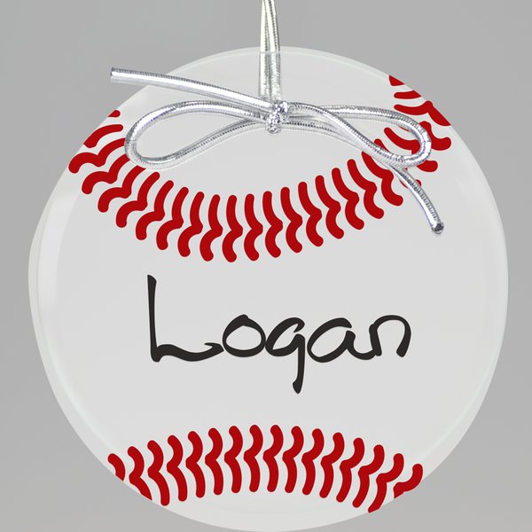 Baseball Keepsake Printed Ornament-image