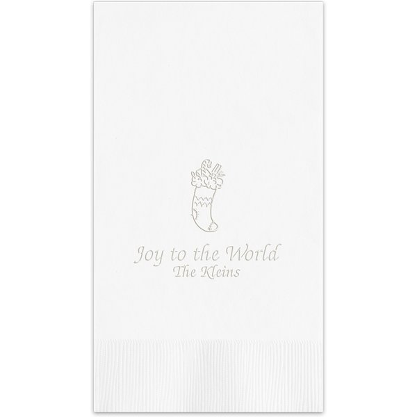 Christmas Guest Towel - Embossed-image