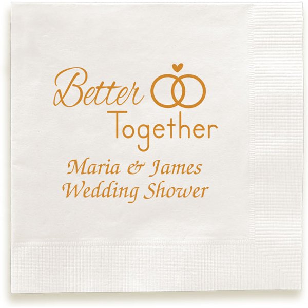 Better Together Napkin - Foil-Pressed-image