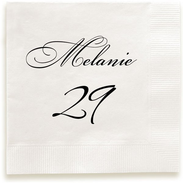 Jubilee Napkin - Foil-Pressed-image