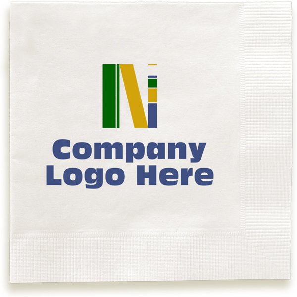 Custom Napkin - Full-Color Printed-image