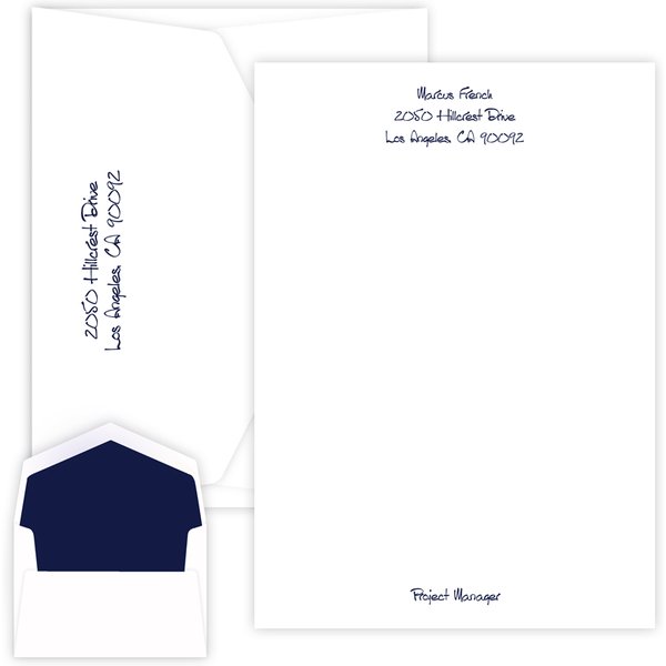 Anthony Letter Sheet - Raised Ink-image
