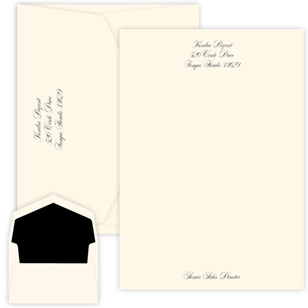 Florentine Letter Sheet - Raised Ink-image