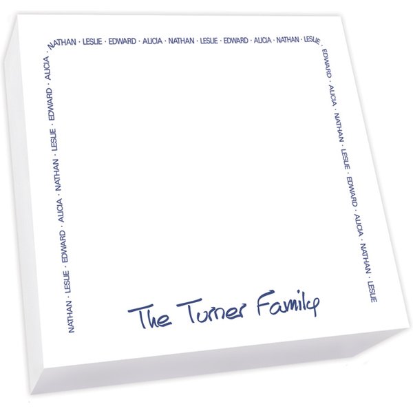 Family Arch Memo Square - White Refill-image