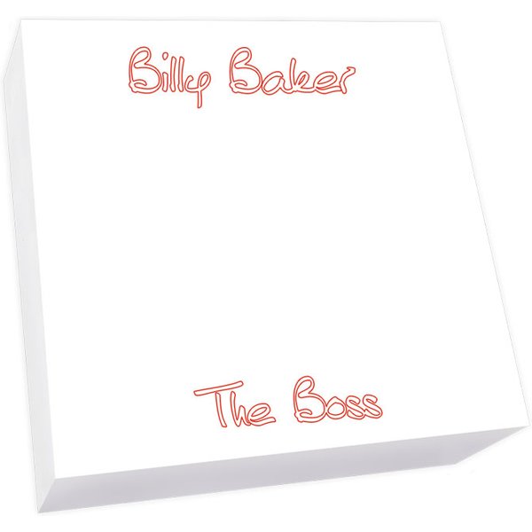 Stencil Memo Square - White Refill-image