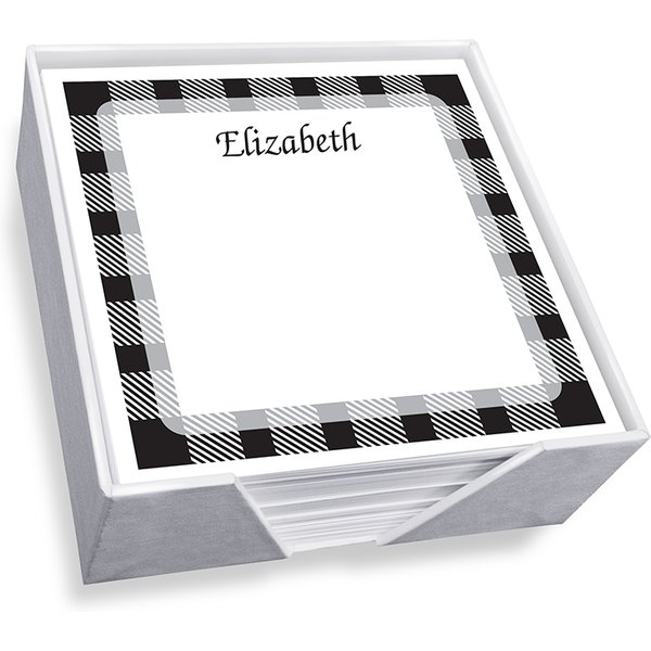 Esquire Memo Square - White With Holder-image