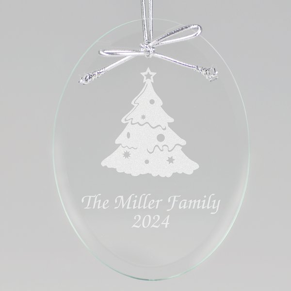 Christmas Tree Keepsake Ornament - Oval-image