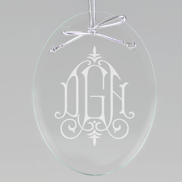 Whitlock Monogram Keepsake Ornament - Oval-image