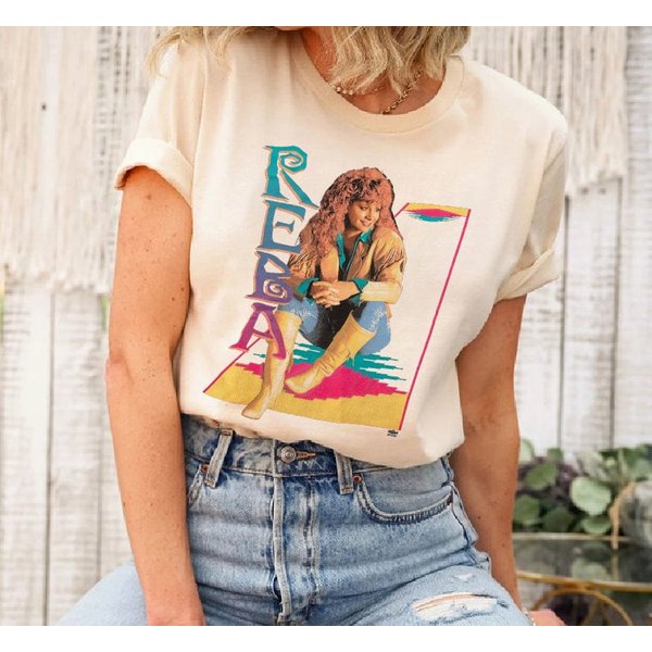 Vintage 90S Reba Shirt For Country Music Lovers, Reba 2023 Tour Shirt-image