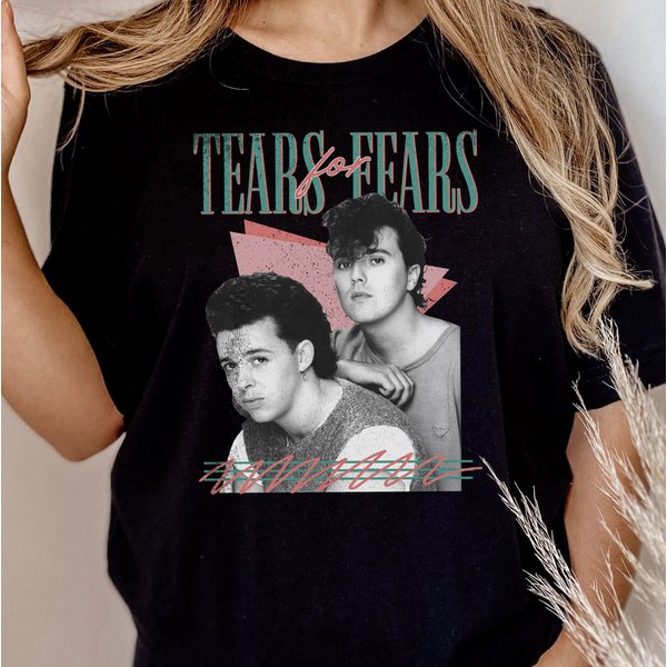 Faded-Style 80S Tears For Fears Shirt, Tears For Fears Shirt-image