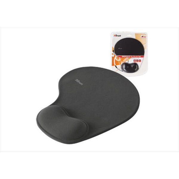 Trust - Bigfoot Gel Mouse Pad - Black-Black-image