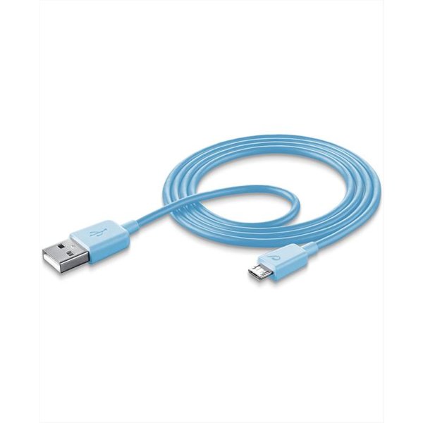Cellularline - Usb Data Cable - Micro Usb-blu-image
