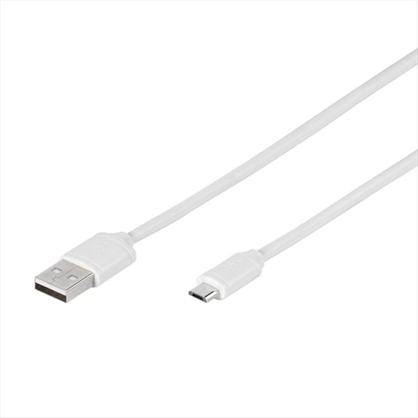 Vivanco - Micro Usb 2.0 Usb A-Plug To Usb Micro B-Plug-Bianco-image
