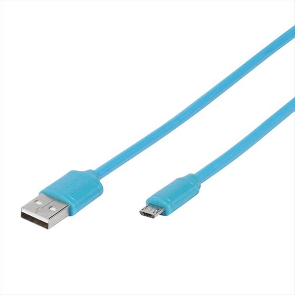 Vivanco - Micro Usb 2.0 Usb A-Plug To Usb Micro B-Plug-Blu-image